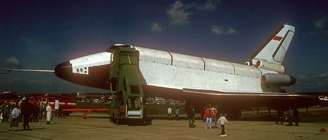 Buran Analog at the Zhukovsky Airshow in September 1993